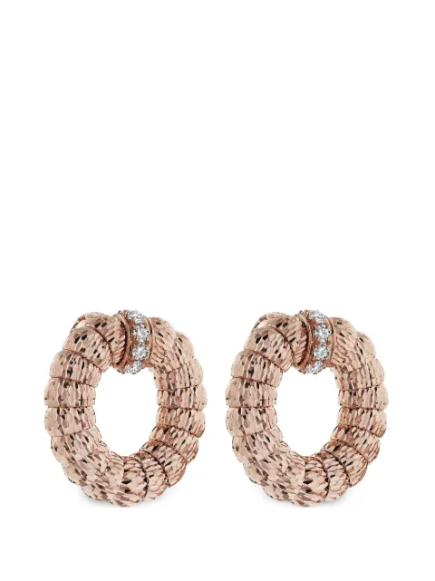 Officina Bernardi Enigma diamond earrings Pink ENIGMAEARRINGSIN18KTROSEGOLDANDDIAMONDS