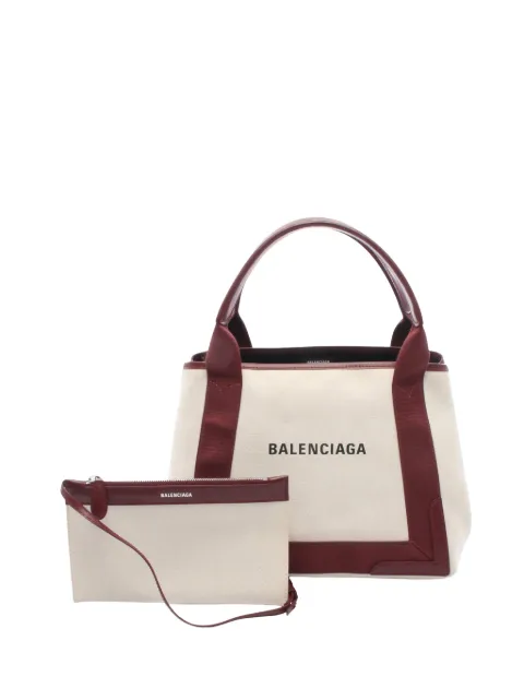 Balenciaga Pre-Owned 2010-2016 Canvas Navy Cabas S tote bag Neutrals DZPCDIDFGWK7O8DY