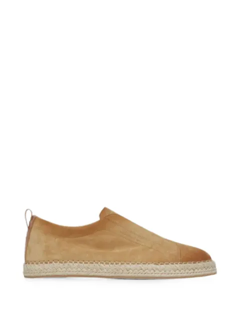 Santoni suede espadrilles Neutrals MBCD22200PBTTSE2