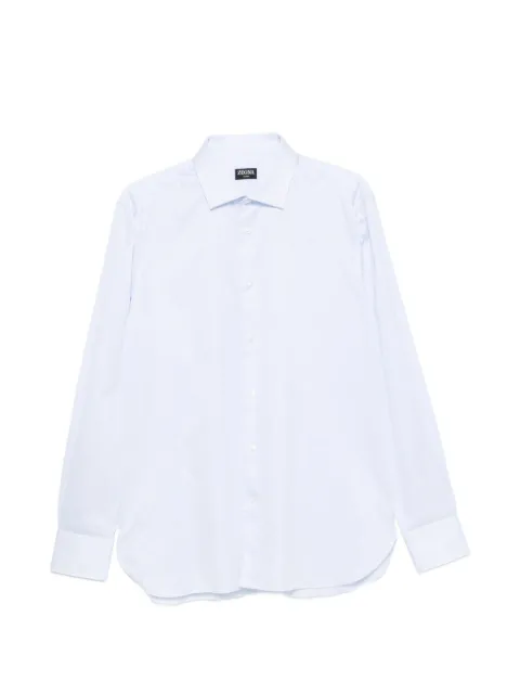 Zegna micro-stripe long-sleeve shirt White 301043A39MS0MT