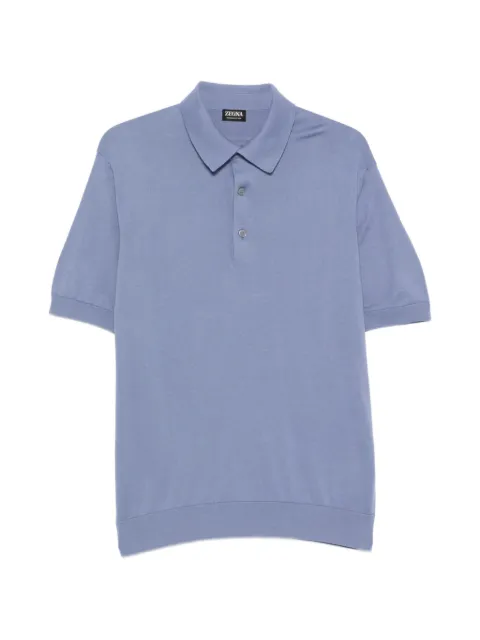 Zegna short-sleeve polo shirt Blue UHC90A3C32