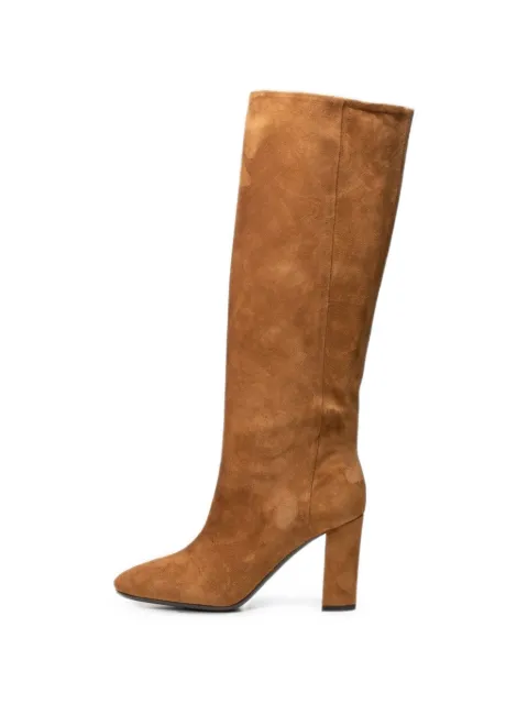 Poche Paris suede knee-high boots Brown FWAMELIE500307