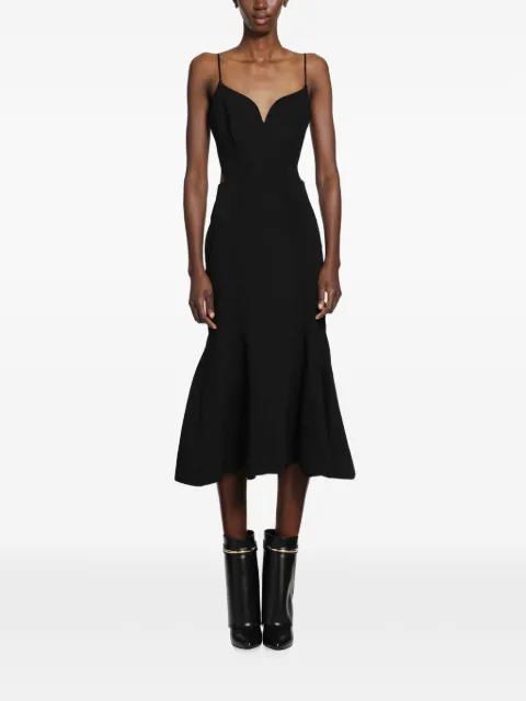Givenchy open-back midi dress Black BW23104ZTH