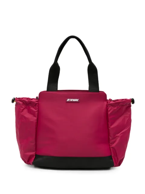 K-Way Aisy zip-fastening tote bag Pink K4138YW