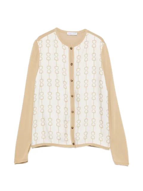 Celine Pre-Owned 2000 chain-print cardigan Neutrals CE280CBW