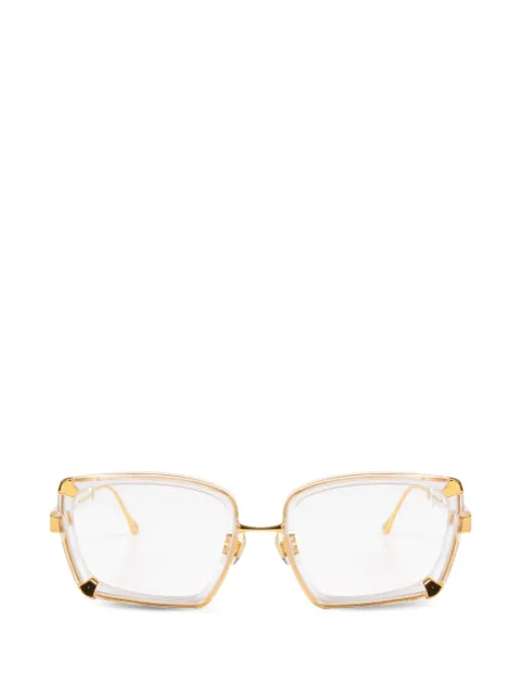 ANNA-KARIN KARLSSON Silver Moon square-frame glasses Gold SILVERMOON