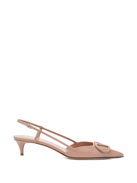 Valentino Garavani VLogo Signature slingback pumps Neutrals WS0Q70DUW