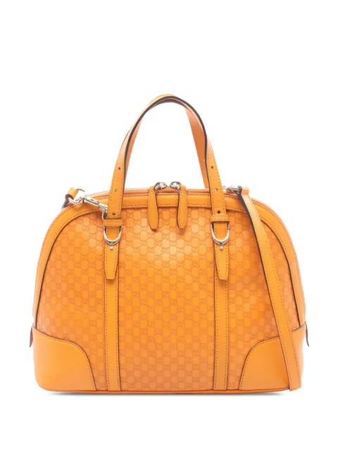 Gucci Pre-Owned 2016-2026 Small Microguccissima Nice Dome satchel Orange HHWYPBILLQHJ8BKY