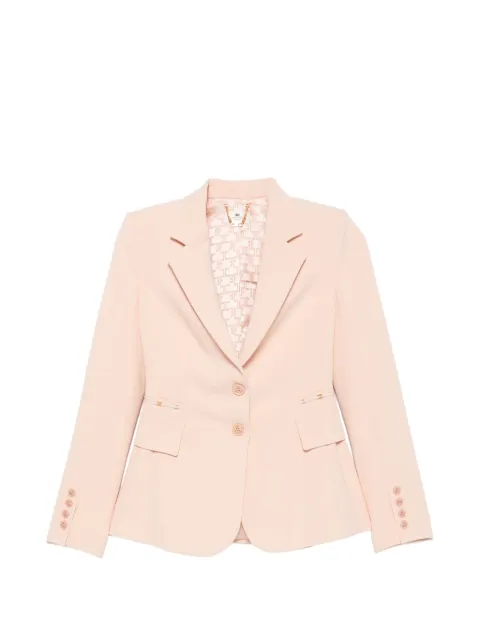 Elisabetta Franchi peak-lapel single-breasted blazer Pink GI27466E2