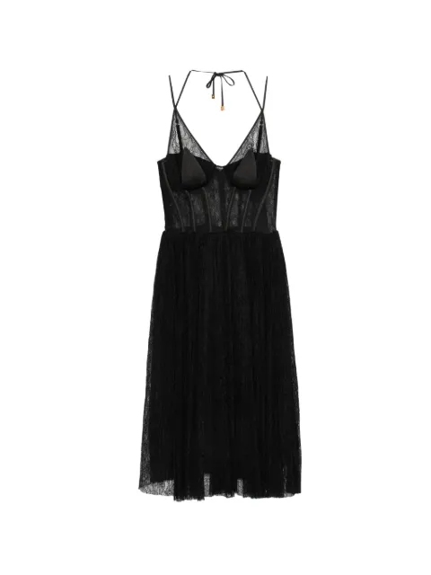 Elisabetta Franchi dress in floral lace Black AB97266E2