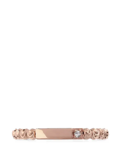 Officina Bernardi Moon diamond ring Pink MOONANELLOINOROROSA18KT