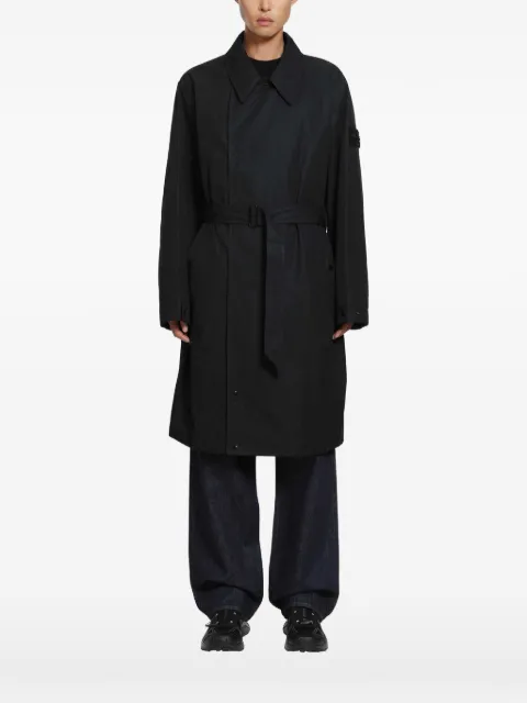 Stone Island belted trench coat Black L2S157100004S0F01