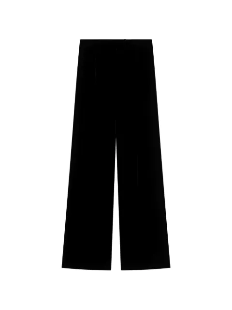 Valentino Garavani textured wide-leg trousers Black 9B3RB7579Q90NO
