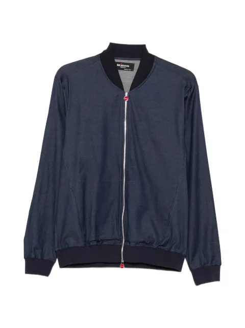 Kiton zip-up bomber jacket Blue UGO001H0988901000