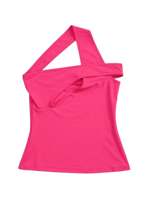 Ottolinger asymmetric-shoulder top Pink 10210540301