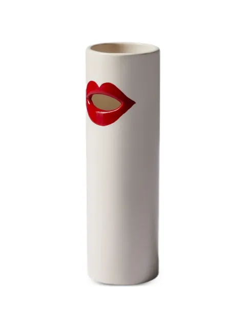 Cassina Mouth lips-motif vase White 87421000