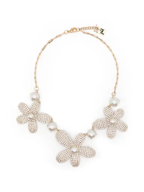 Rosantica crystal-embellished necklace Gold 17856NC