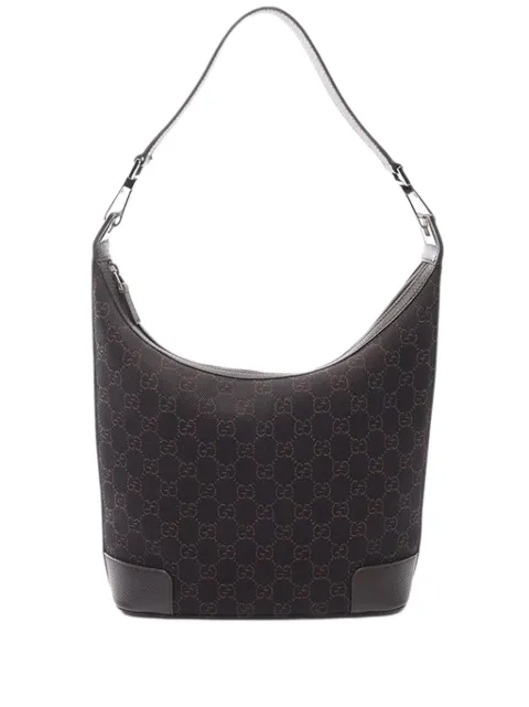 Gucci Pre-Owned 2000-2015 GG Canvas shoulder bag Brown AVU2X5Z238NDM3BI