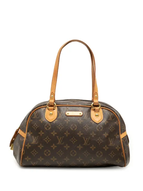 Louis Vuitton Pre-Owned 2008 Monogram Montorgueil PM handbag Brown O4SDJIMJNEEPG85L