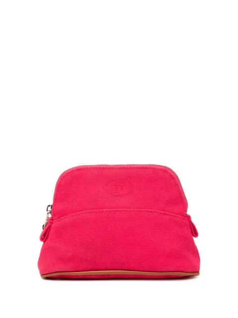 Hermès Pre-Owned 2015-2026 Mini Mini Canvas Bolide Case pouch Pink I4Y7RN4YIQ1CKUDR