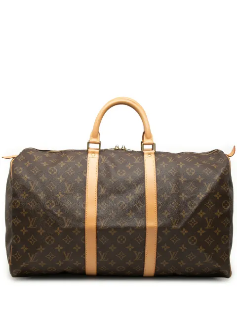 Louis Vuitton Pre-Owned 1996 Monogram Keepall 50 travel bag Brown AIMNDH28SSQP7IGV