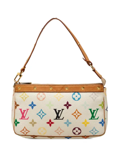 Louis Vuitton Pre-Owned 2004 Monogram Multicolore Pochette Accessoires shoulder bag White 2RGX3U5DHSABFK0F