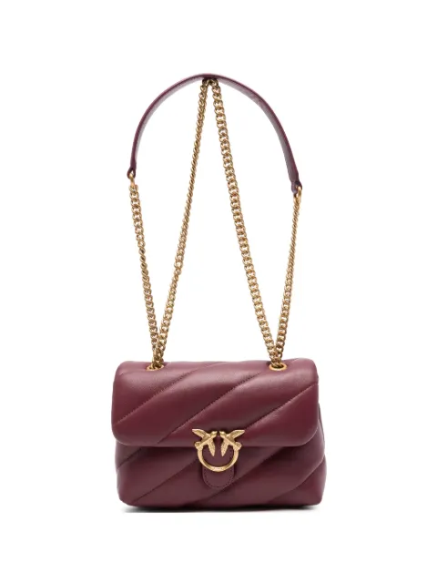 PINKO mini Love Puff quilted shoulder bag Purple 107617A0F2
