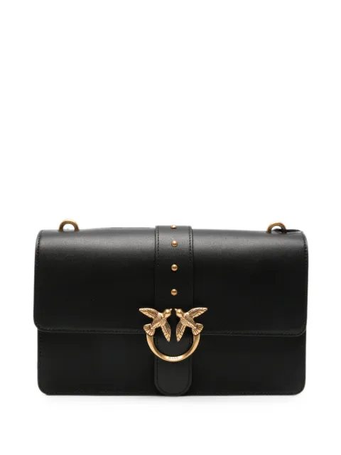PINKO small Love One Classic leather shoulder bag Black 107621A0F1