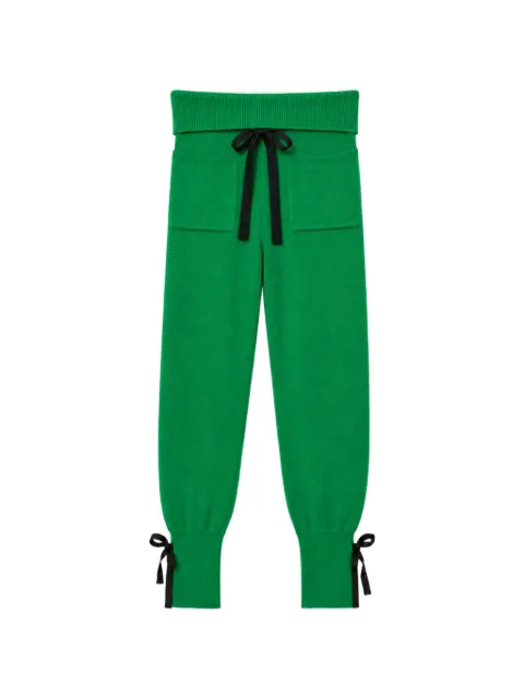 La Fetiche Tina knitted trousers Green TINA04