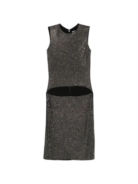 Alexander Wang crystal-embellished asymmetric top Black 1CC3261359