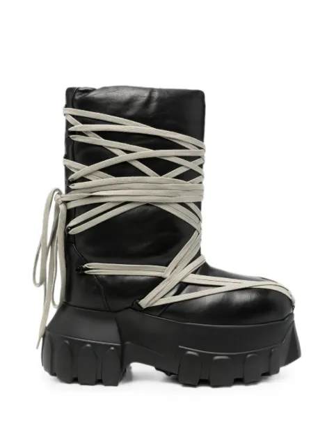 Rick Owens Mega Bumper lace-up boots Black RU02F4862LGYPW1