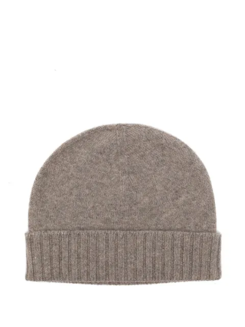 Malo ribbed-trim beanie hat Grey XTT005F1B02