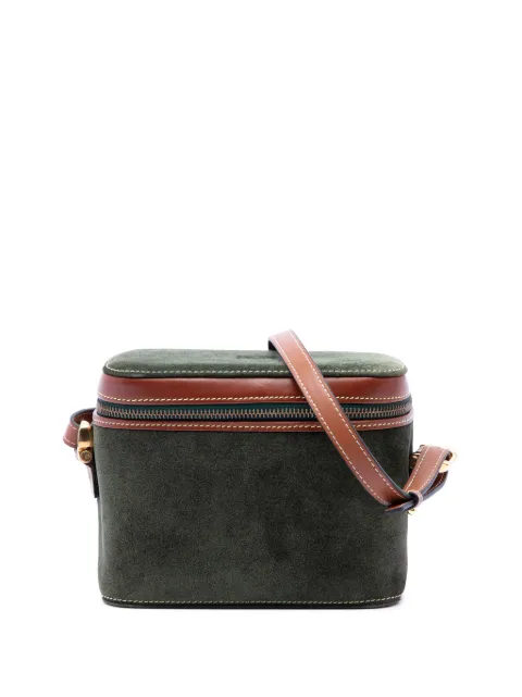 Loewe Pre-Owned 2010-2026 Suede Anagram vanity bag Green TL21VFAPVZP6A1RL