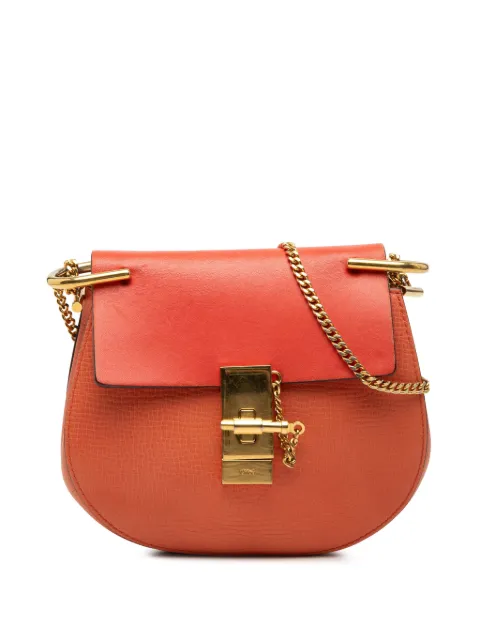 Chloé Pre-Owned 2016 Small Leather Drew crossbody bag Orange X1OYFU4O1Y6XHIQE