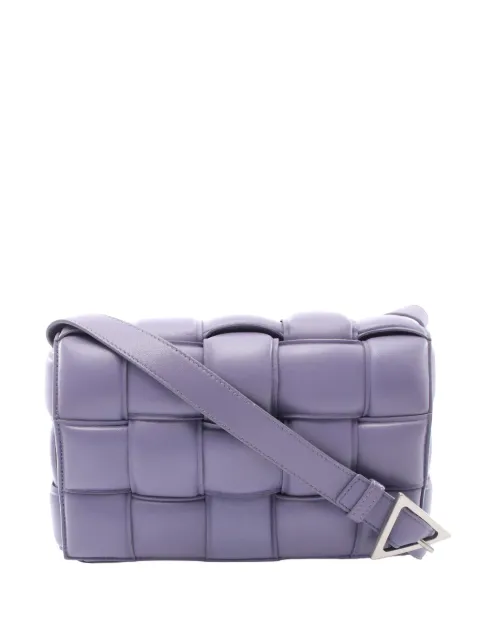 Bottega Veneta Pre-Owned 2020-2021 Nappa Intrecciato Padded Cassette crossbody bag Purple IMYRPPOP9FSQY6JG
