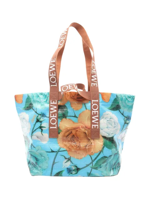 Loewe Pre-Owned 2010-2026 x Paulas Ibiza Recycled Coated Canvas Fold Shopper tote bag Multicolour GMWVE3PIUI0PRAGY