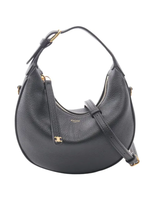 Celine Pre-Owned 2000-2026 Teen Leather Lulu In Bag satchel Black CQT1HMPGE8UPH9GD
