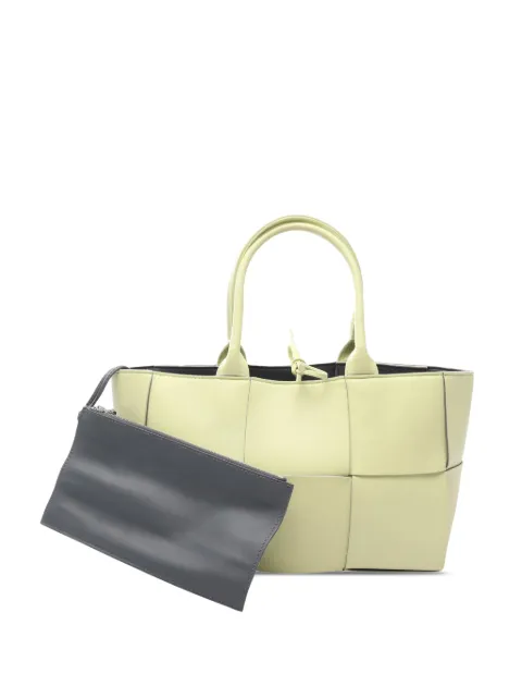 Bottega Veneta Pre-Owned 2012-2026 Small Nappa Maxi Intrecciato Arco tote bag Green 8KCSCUZ6KNLU4351