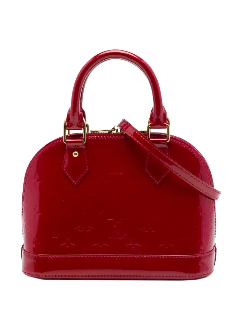 Louis Vuitton Pre-Owned 2013 Monogram Vernis Alma BB satchel Red WG3TMKQZLYB1LZFX
