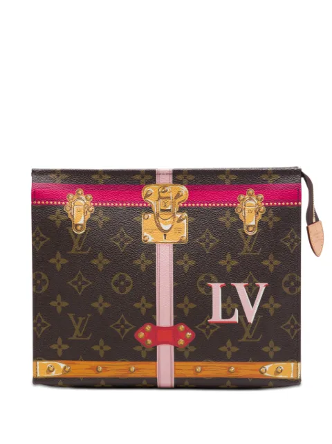 Louis Vuitton Pre-Owned 2018 Monogram Summer Trunks Toiletry Pouch 26 clutch bag Brown VLPB2N5FWNPXEIEW