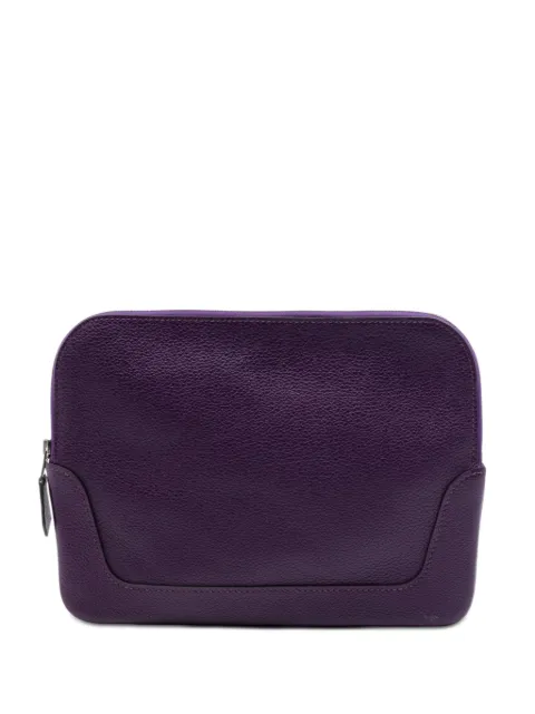Hermès Pre-Owned 2000-2026 Clemence Flat pouch Purple TO6AWECQ0K6JM6JH