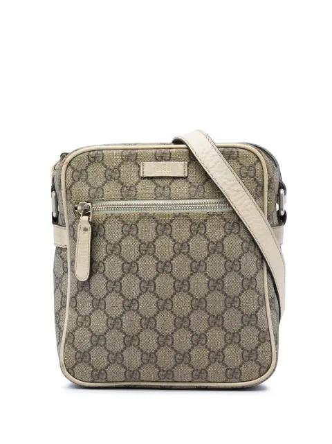 Gucci Pre-Owned 2016-2026 GG Supreme crossbody bag Neutrals INE0BXCOH2Q4X72Y