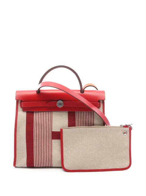 Hermès Pre-Owned 2019 Toile H Vibration Herbag Zip 31 satchel Neutrals PSZMHA6R8IQ97279
