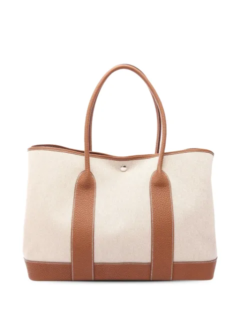Hermès Pre-Owned 2025 Toile and Negonda Garden Party 39 tote bag Neutrals 0VBYUQ41P0CKWPXW