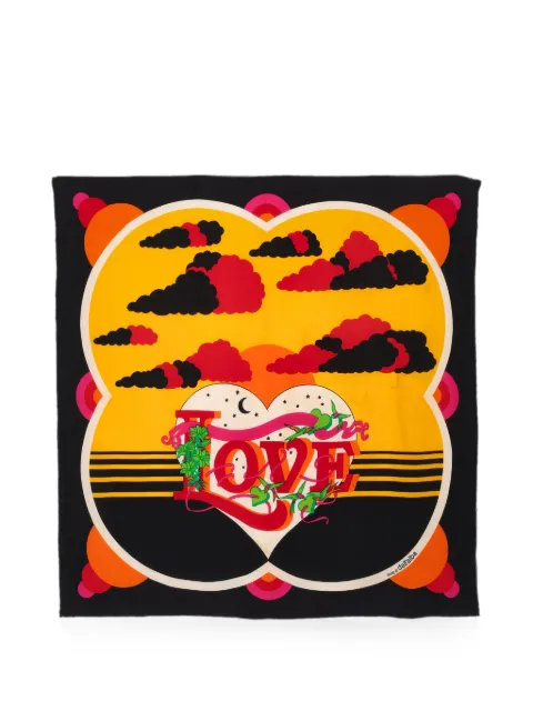 Filing di dall'alba graphic-print scarf Yellow W2752681