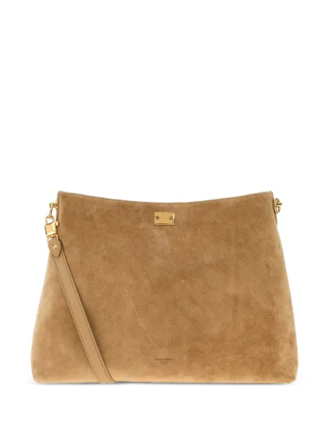 Dolce & Gabbana suede shoulder bag Neutrals BB7942A0775