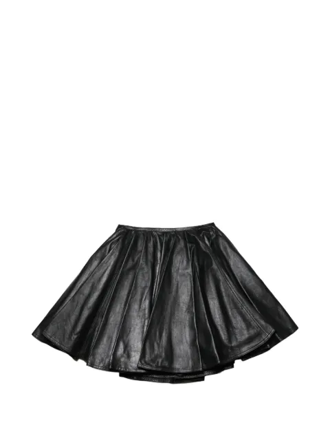 Haikure pleated mini skirt Black HEW08118PL008TP