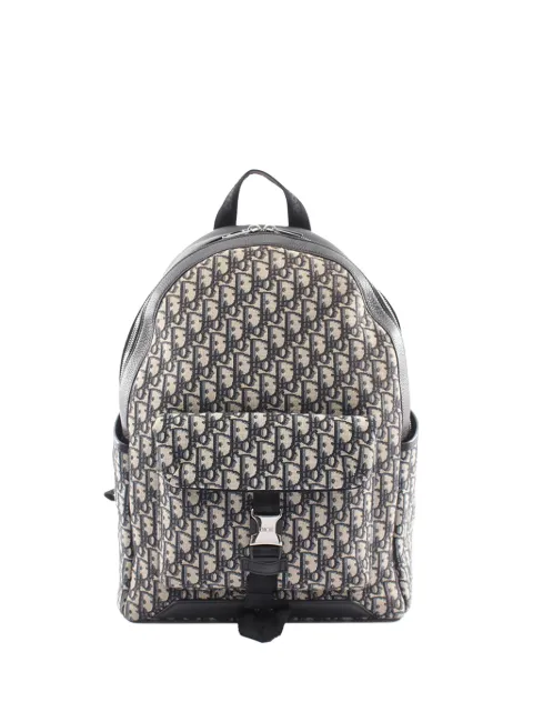 Christian Dior Pre-Owned 2021-2026 Oblique Canvas Explorer backpack Blue I7Q5936ZXRD2470H