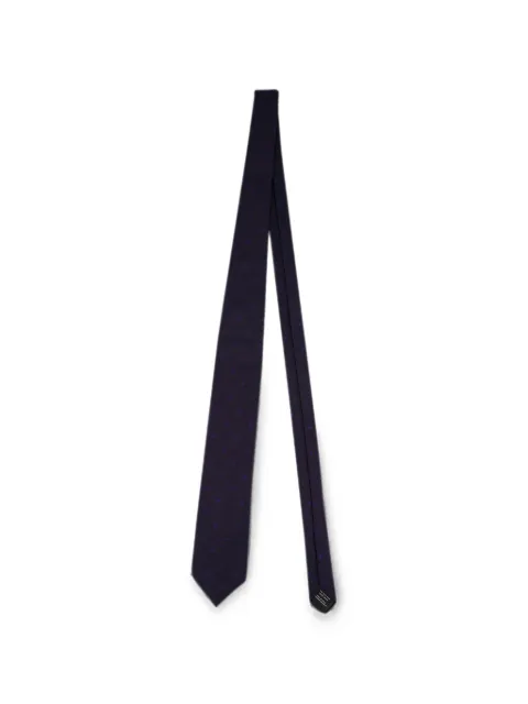 TOM FORD polka-dot silk tie Blue STE001S0339