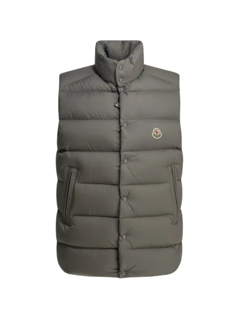Moncler Tibb quilted gilet Grey TIBB1A00096597YD93B